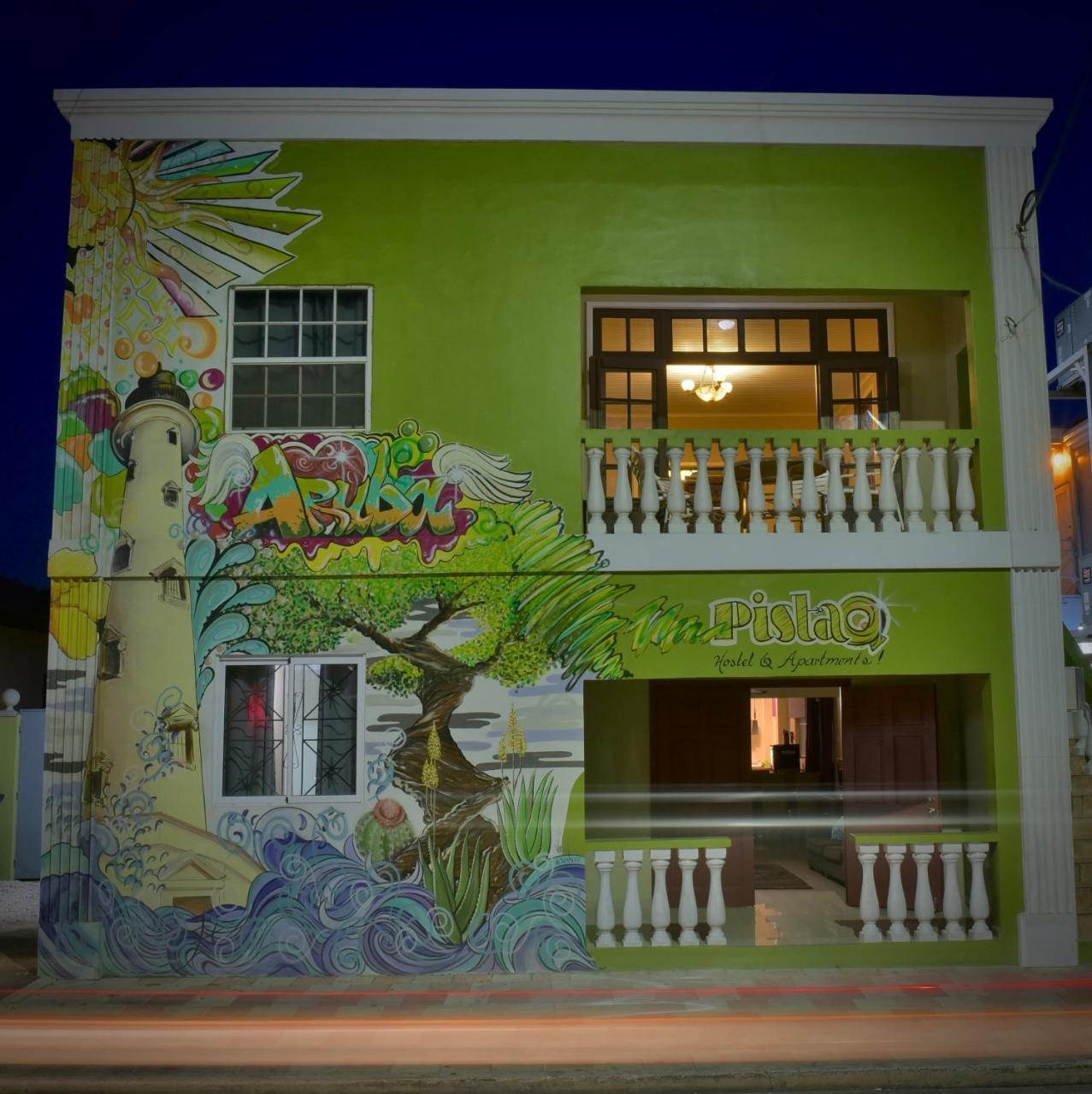 Pista Q Hostel And Apartments Oranjestad Exterior foto